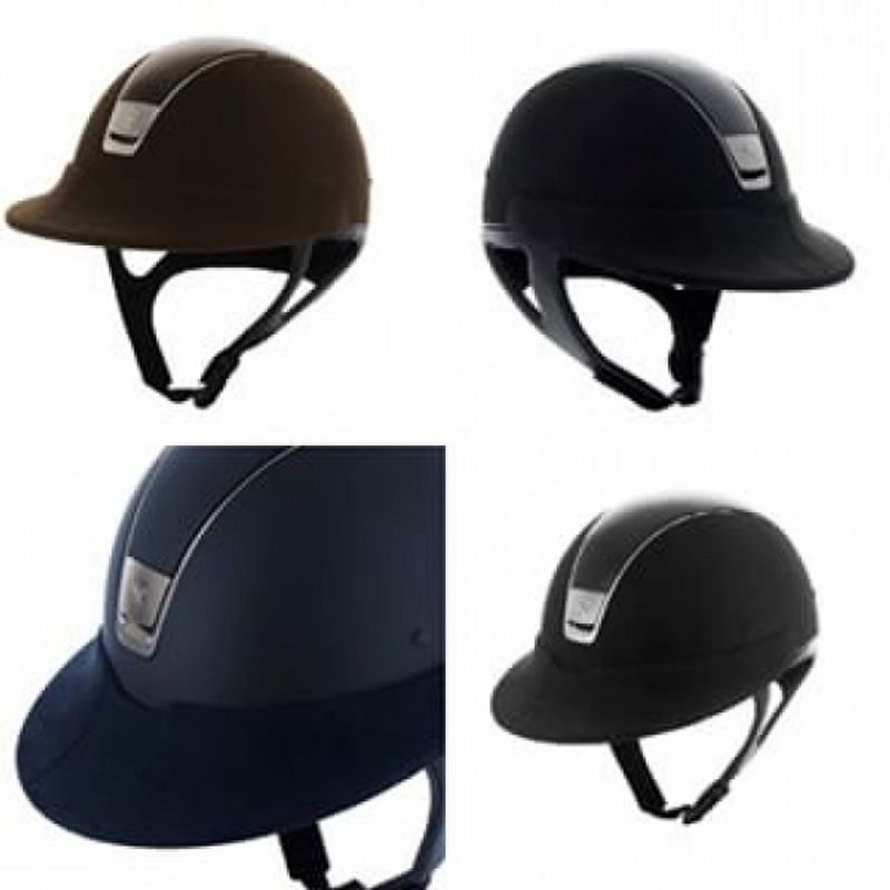 Samshield Polo visir/skygge - Sort, Navy, Brun