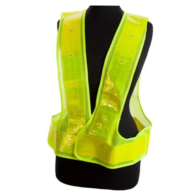 Hovedbilde REFLEKSVEST MED LED-LYS