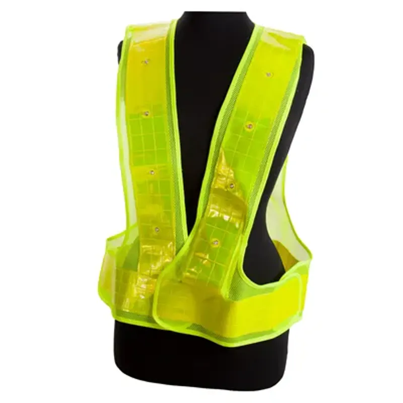 REFLEKSVEST MED LED-LYS