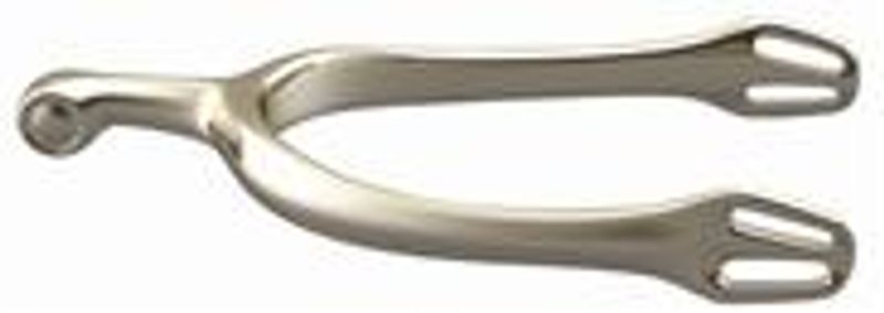 Stübben SteelTec Dynamic dressursporer, German Silver