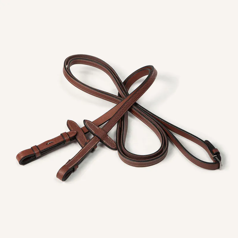Butet 13mm half-rubber curb reins