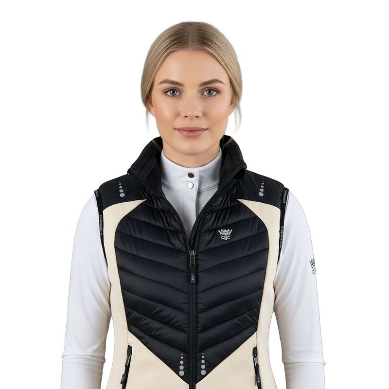 GREEN PARK Ladies Ladies Hybrid Bodywarmer Spring Crocus - Beige