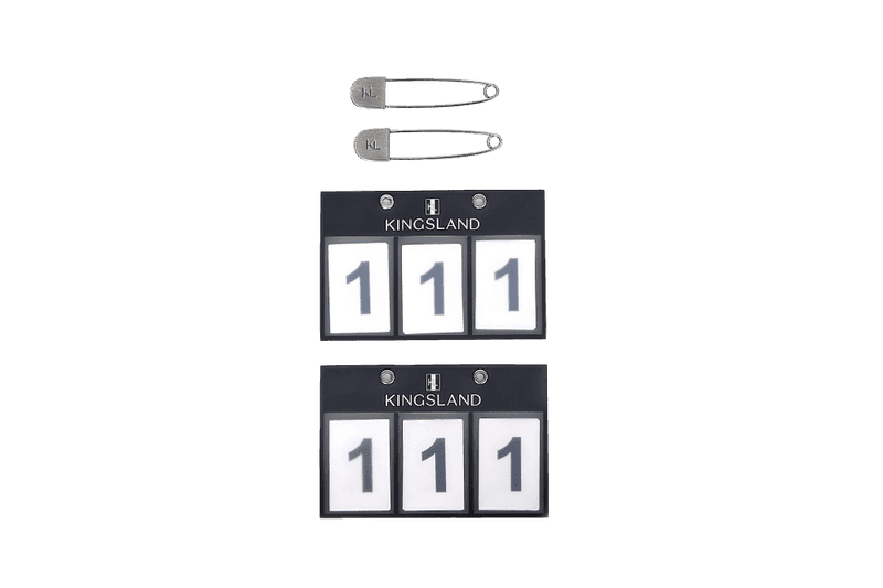Kingsland 3-pocket nummerplater, 2 pk. 
