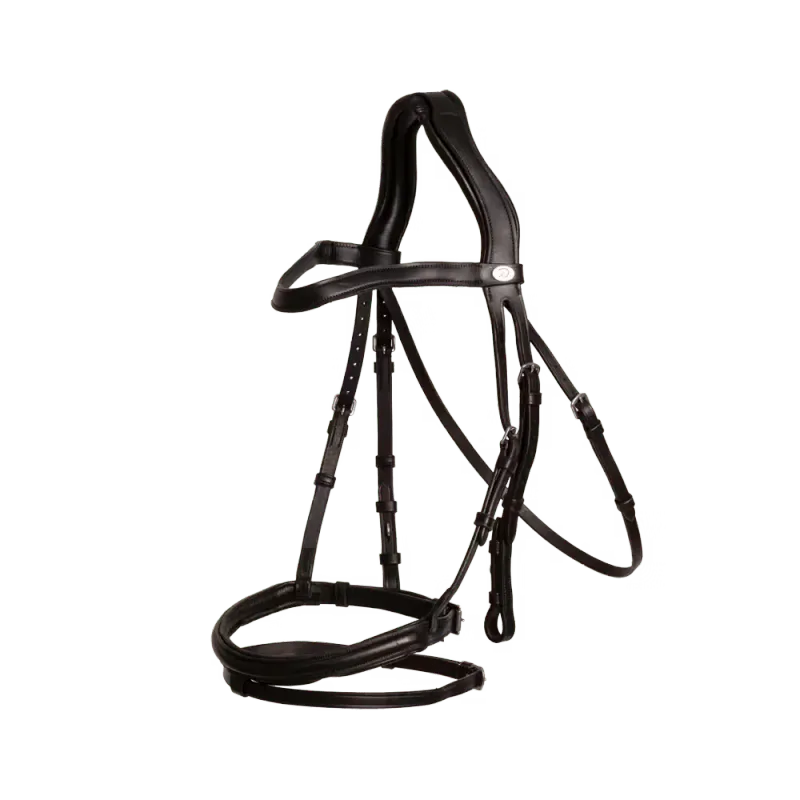 Dyon Flash Noseband Bridle Soft Leather Collection