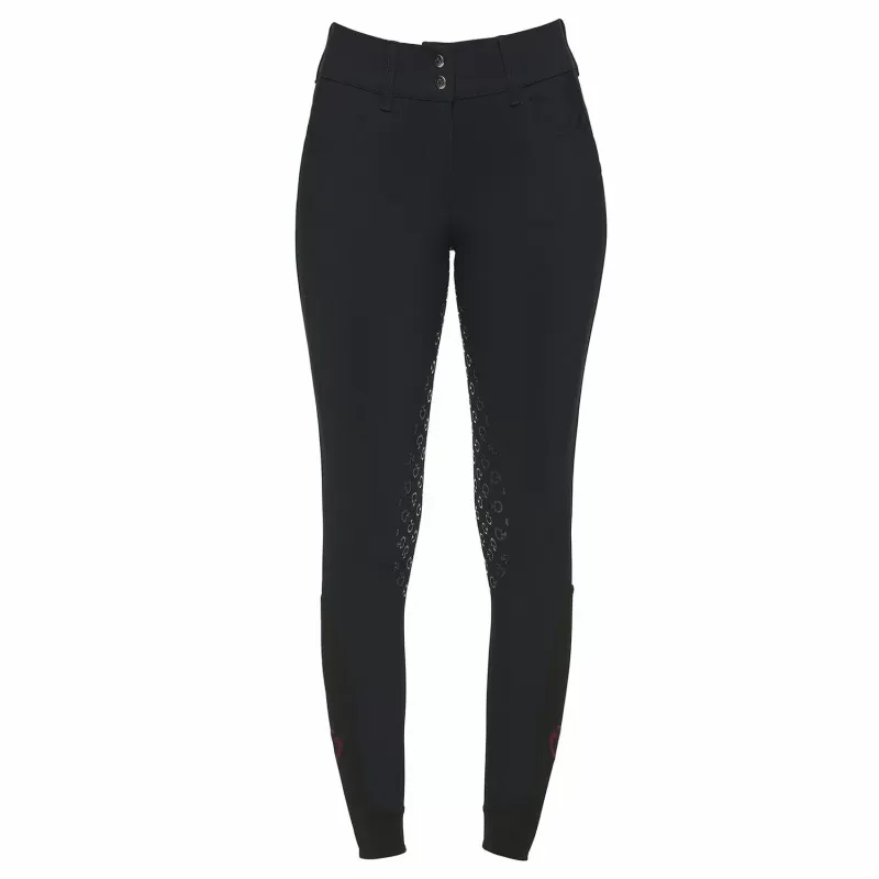 Cavalleria Toscana American Full Grip Ridebukse med høyt liv - Black