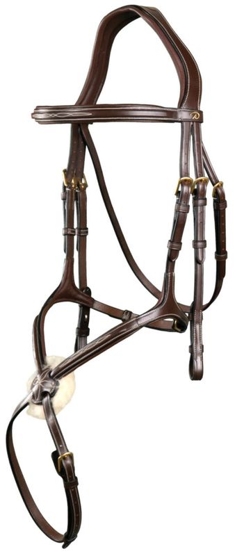 Dyon Noseband Bridle D Collection (Trinse med kryssneserem)