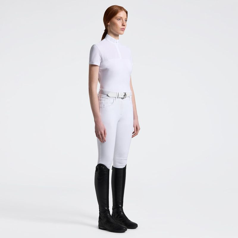 Cavalleria Toscana Women's Competition shirt in technical jersey