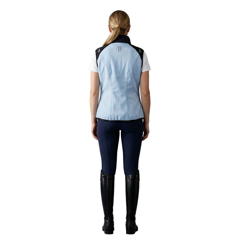 GREEN PARK Ladies Ladies Hybrid Bodywarmer Spring Crocus - Pacid Blue