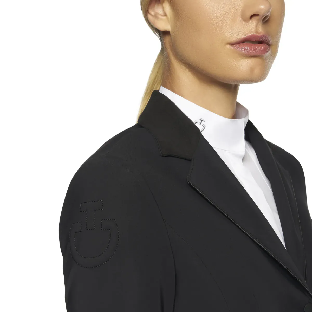 Cavalleria Toscana Women's Competition zip riding jacket mørk grå
