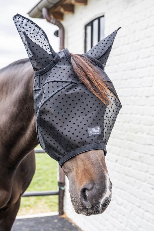 Kentucky Fly Mask Heart w/Ears And Nose 