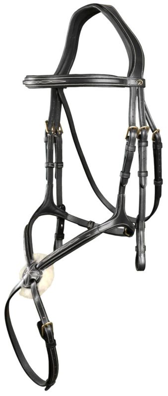 Dyon Noseband Bridle D Collection (Trinse med kryssneserem)