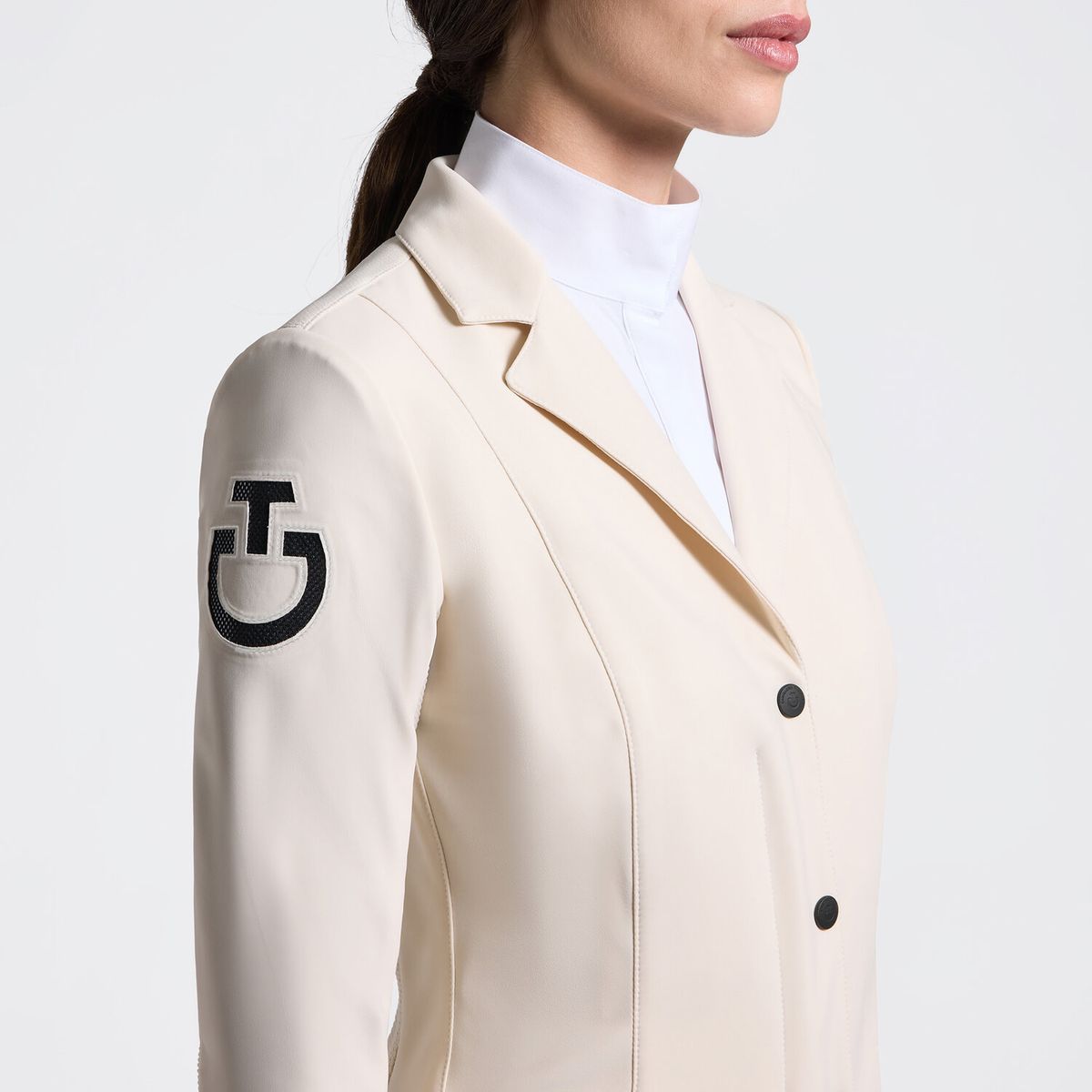 Cavalleria Toscana Women's Competition jacket with zip with inserts in technical mesh - Brich