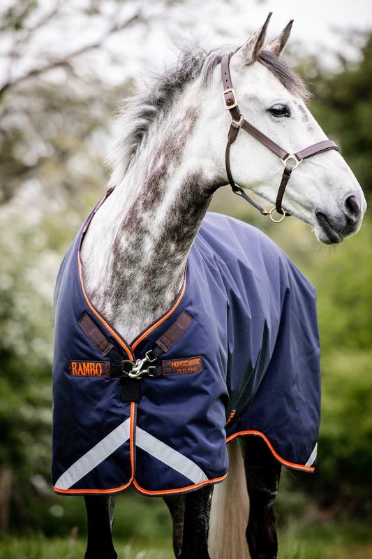 Rambo Original With Leg Arches Regndekken 100g Navy/Orange