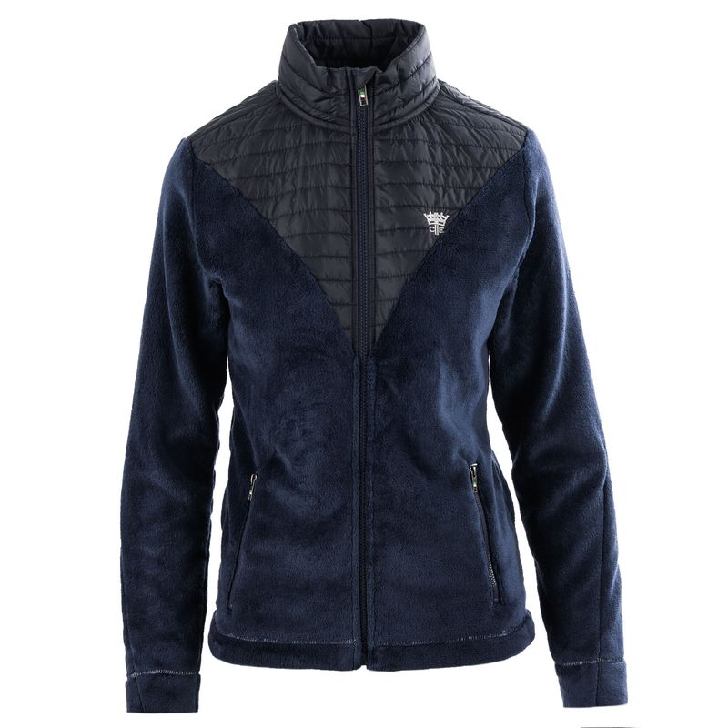 VICTORIA Ladies Ladies Coral Fleece Jacket Navy (Black Iris)