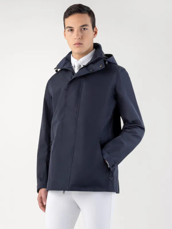Equiline REVEK - blue unisex waterproof jacket, CORE